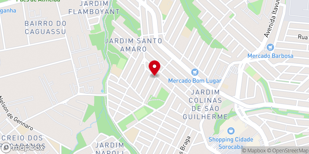 Map showing location of Assembléia de Deus Ministério Santo Amaro