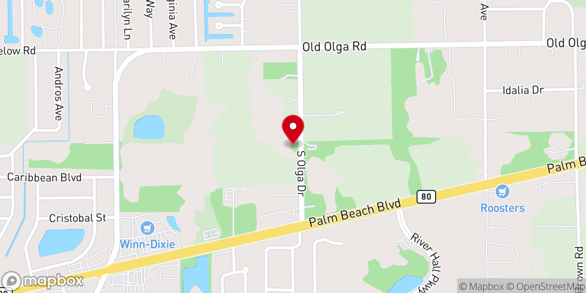 Map showing location of Holy Cross Orthodox Church