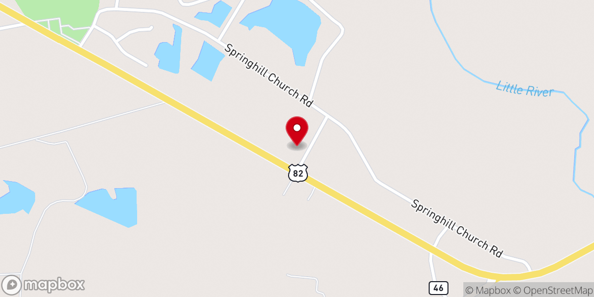 Map showing location of Awaken Church