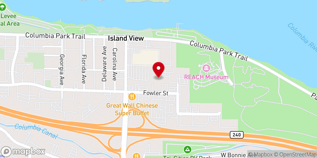 Map showing location of New Vintage Church