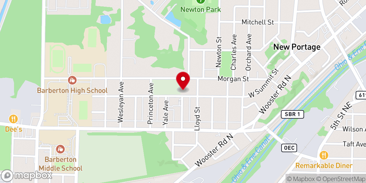 Map showing location of Community Of Christ Barberton