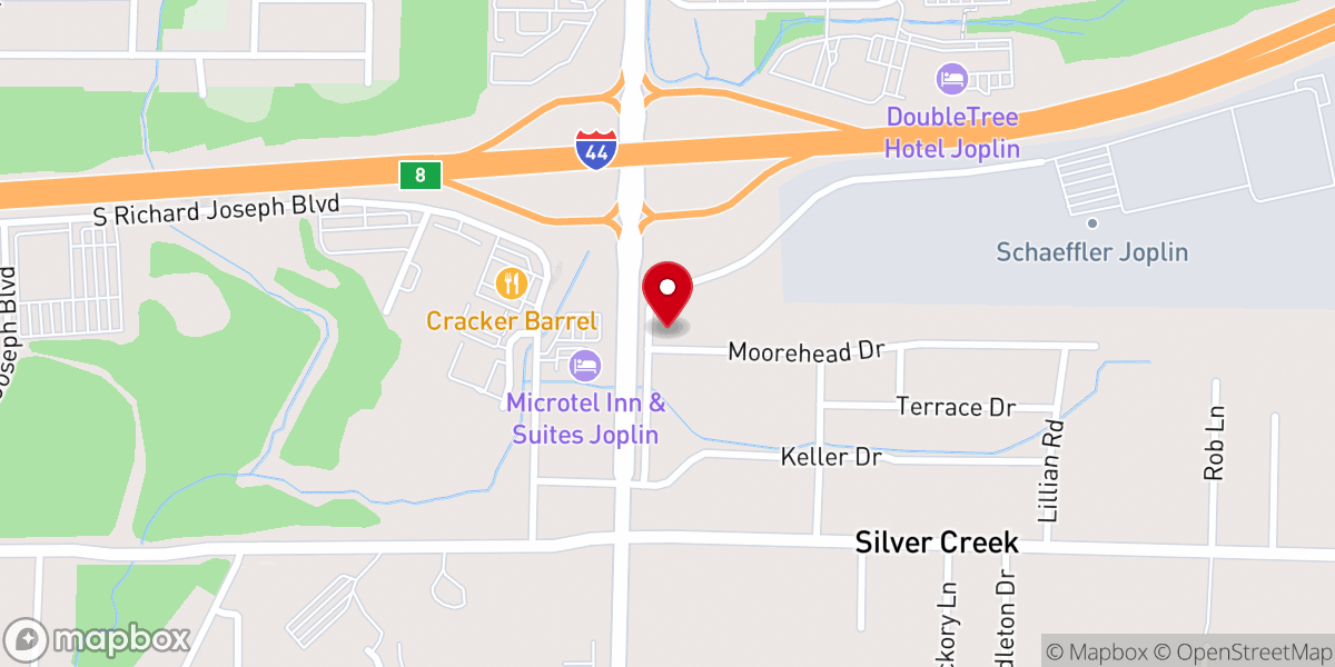 Map showing location of Silver Creek Park Wedding Chapel