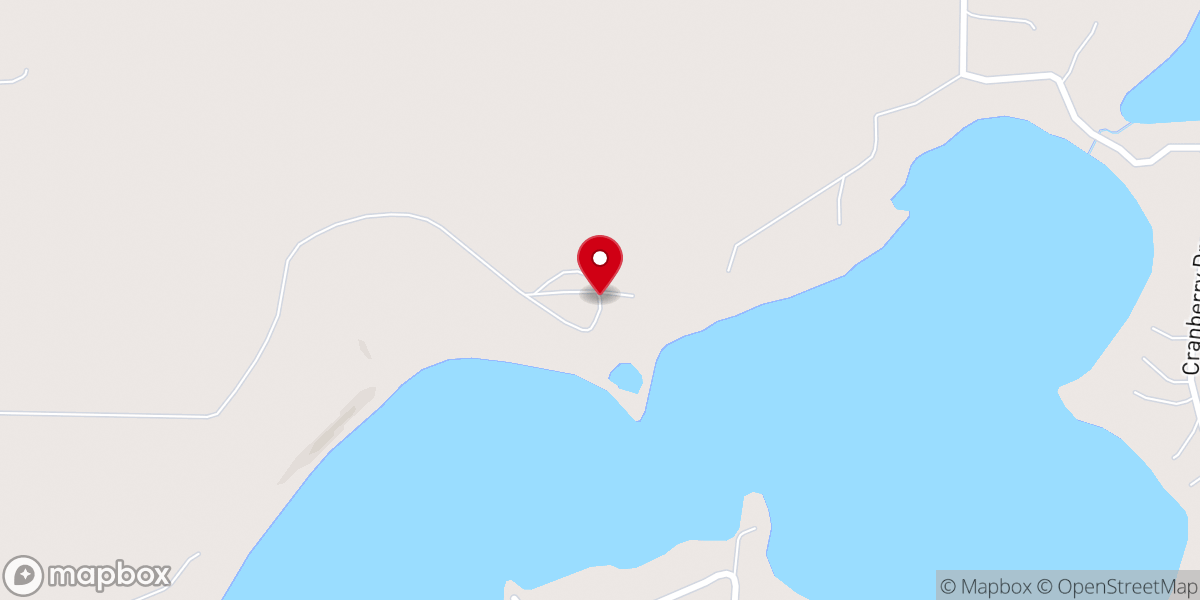 Map showing location of Stony Lake Camp