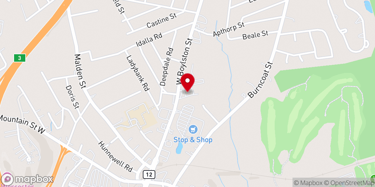 Map showing location of St Christopher Parish