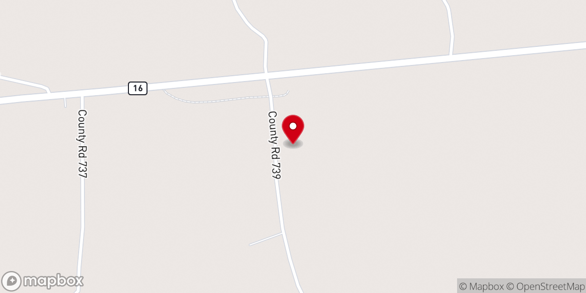 Map showing location of Poplar Springs Church