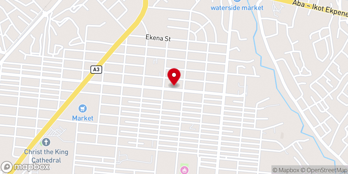 Map showing location of The Apostolic Church