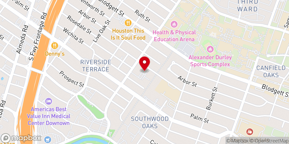 Map showing location of St. Mary of the Purification Catholic Church