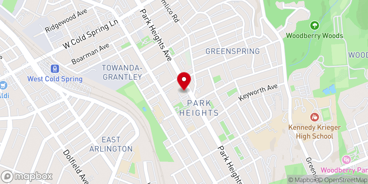 Map showing location of Gillis Memorial Christian Community Church