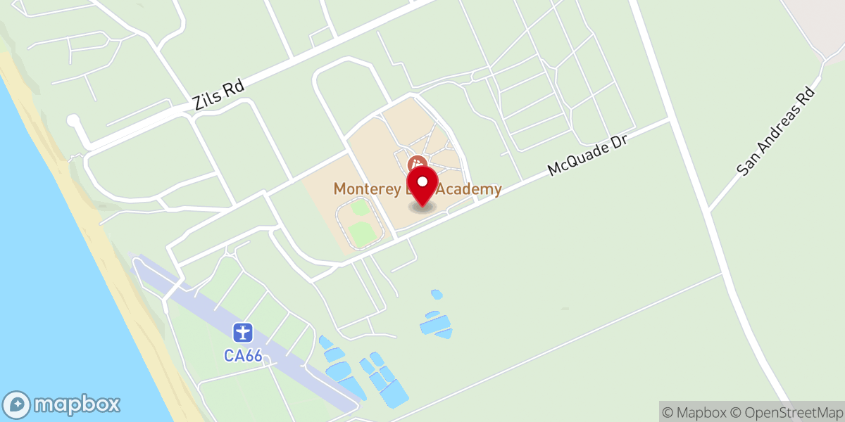Map showing location of Monterey Bay Academy Seventh-day Adventist Church