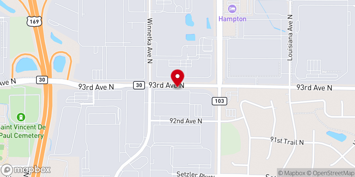 Map showing location of Winners Circle International Inc
