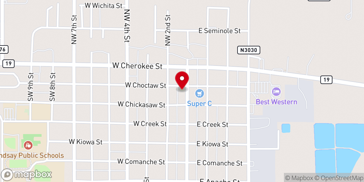 Map showing location of Fellowship of Living Faith