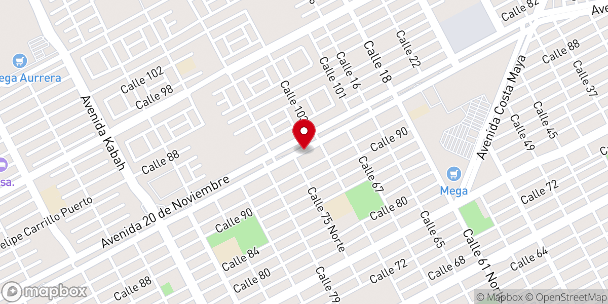 Map showing location of Distrito Caribe de las Asambleas de Dios