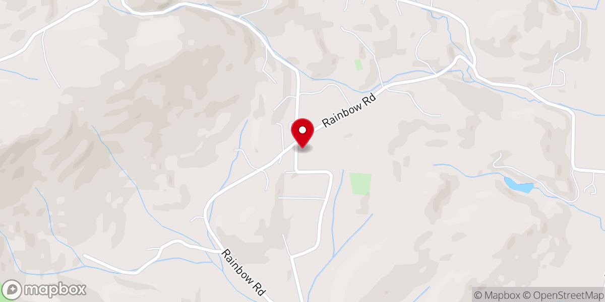 Map showing location of Rainbow Menonite Church