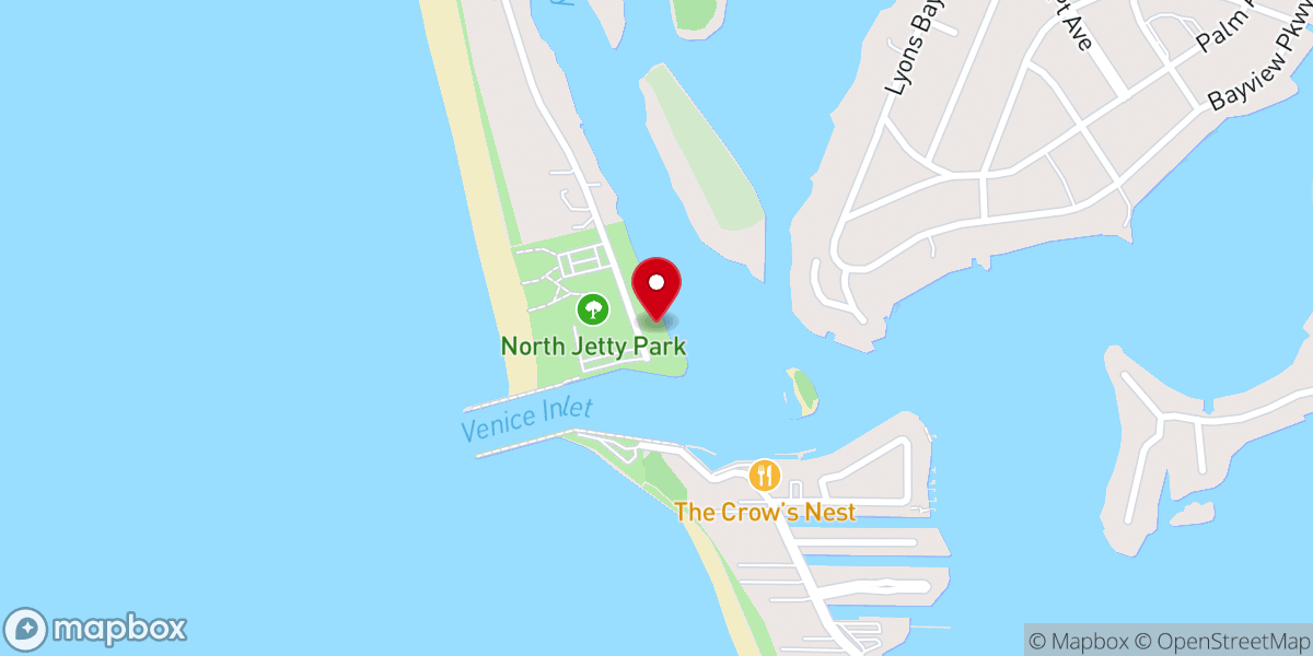 Map showing location of Coastal Community Church Venice, FL