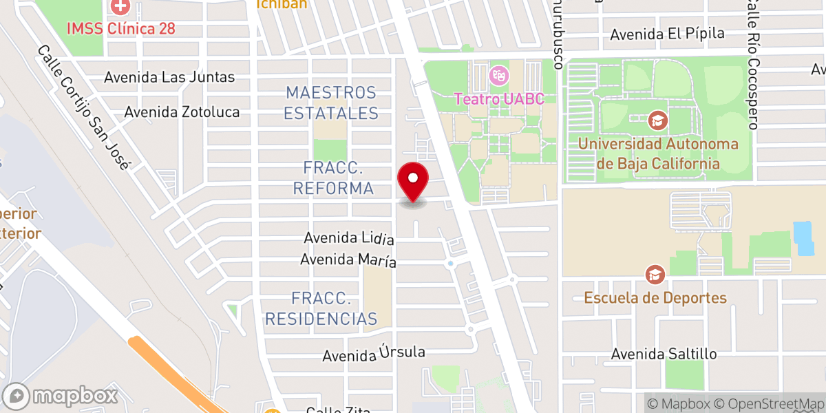 Map showing location of Parroquia Nuestra Señora de la Medalla Milagrosa