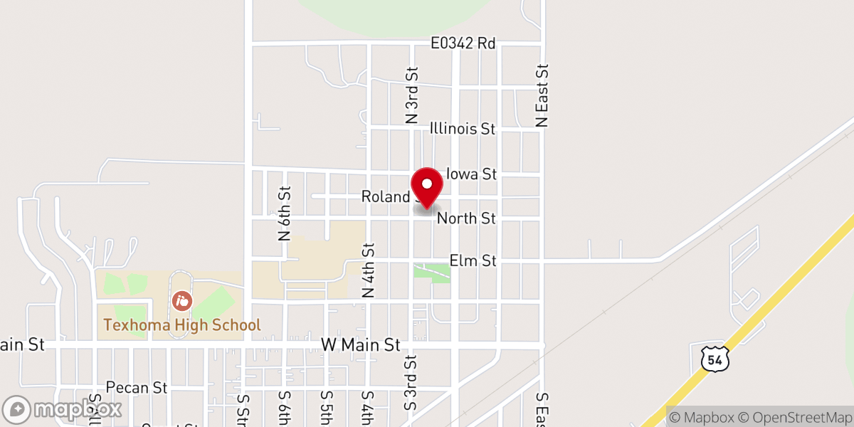 Map showing location of Faith Missionary Church