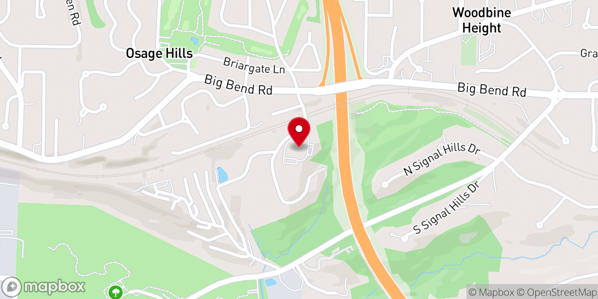 Map showing location of Trinity Church Kirkwood (PCA)