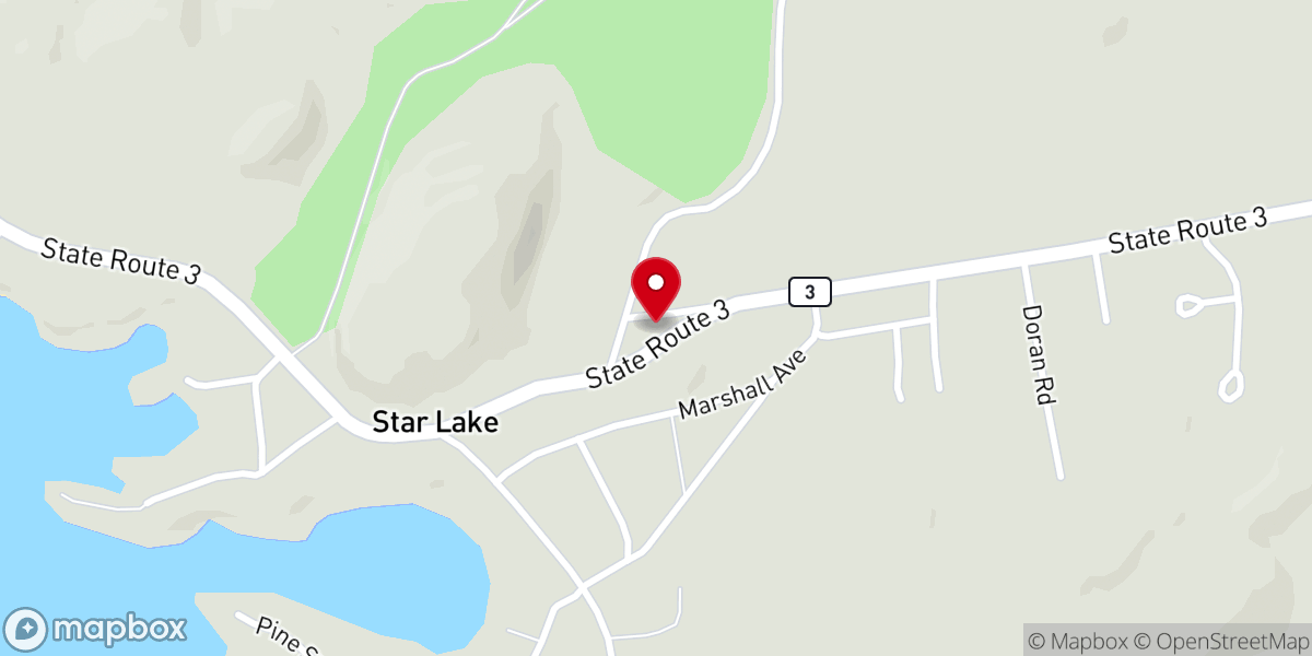 Map showing location of Star Lake God’s Missionary Church