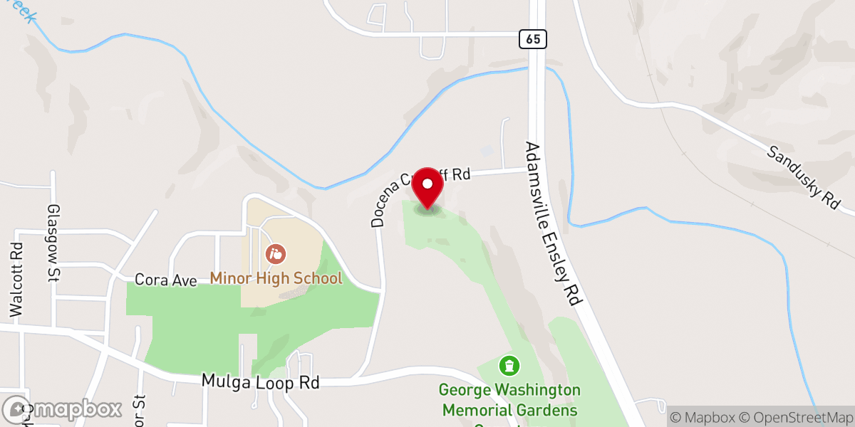 Map showing location of Living Word Christian Center Inc