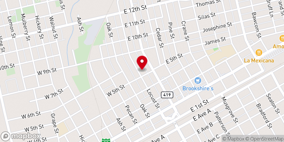 Map showing location of St. Stephen's Episcopal Church