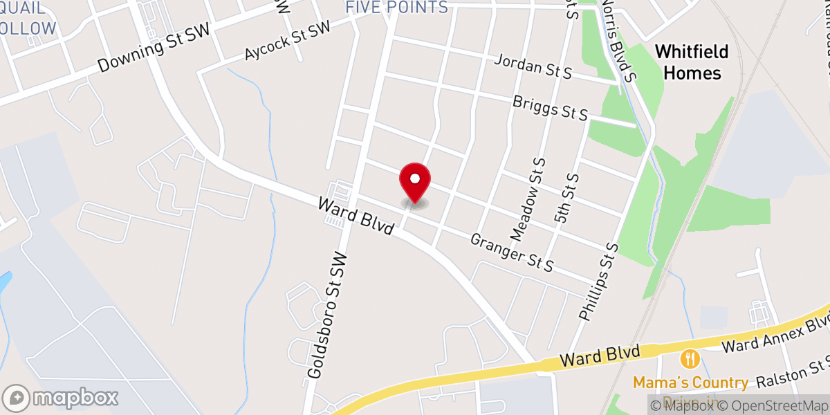 Map showing location of Bread of Life