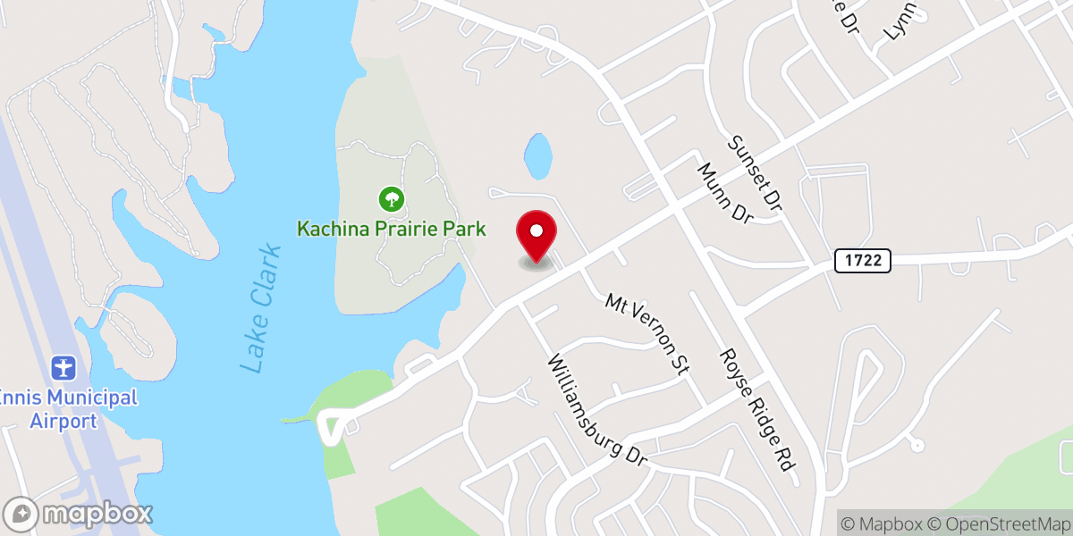 Map showing location of FAITH A/G CHURCH