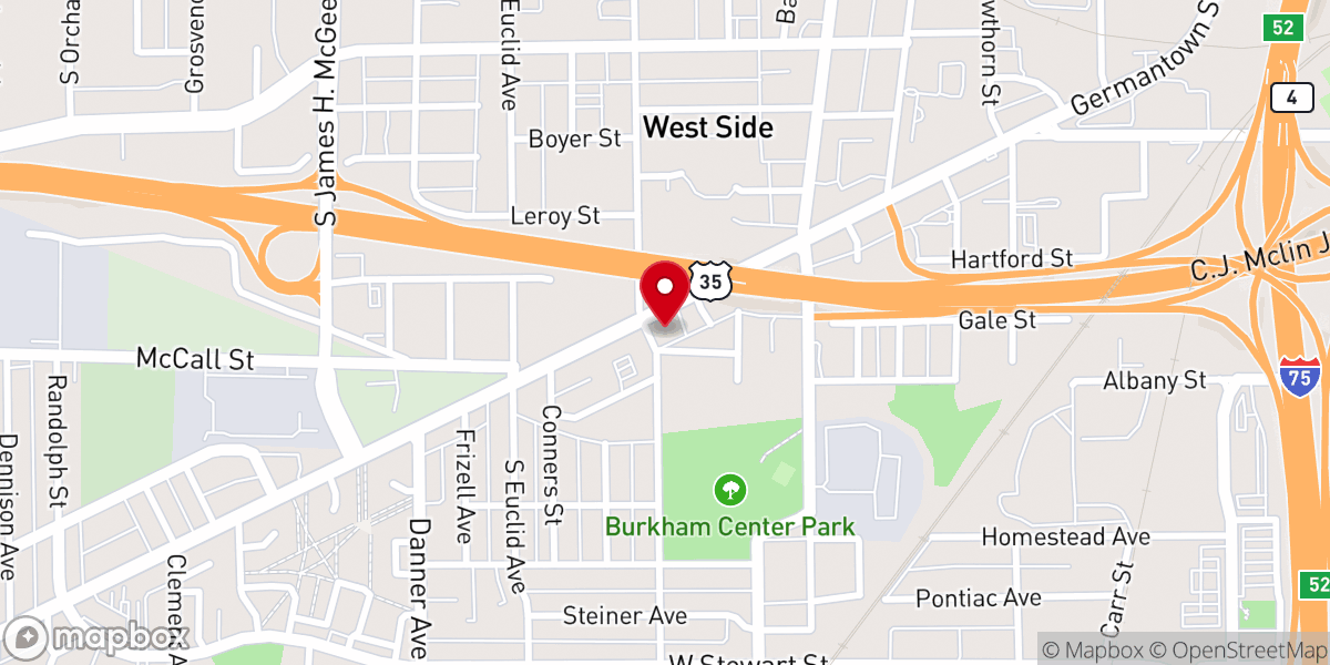 Map showing location of New Valley Grove Mission Church