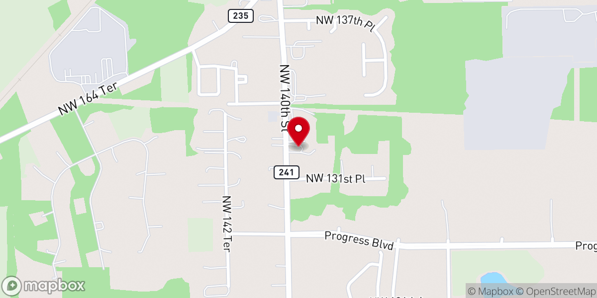 Map showing location of Faith Hope & Charity Dlvnc Center