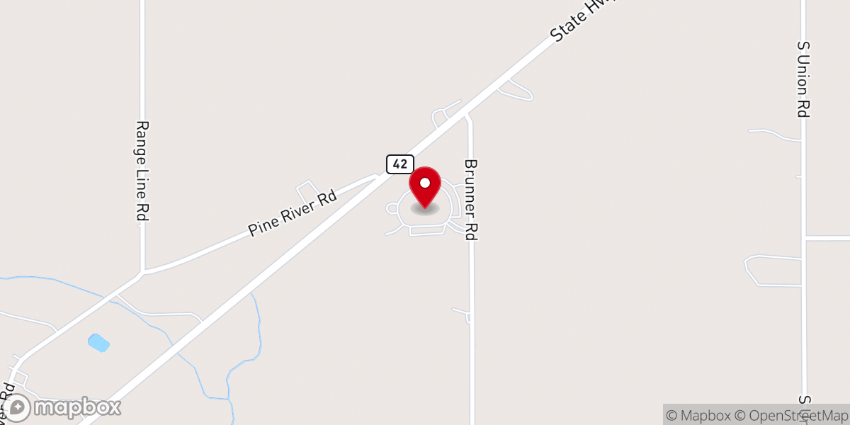 Map showing location of Saint Thomas the Apostle Catholic Church - Food Distribution Center