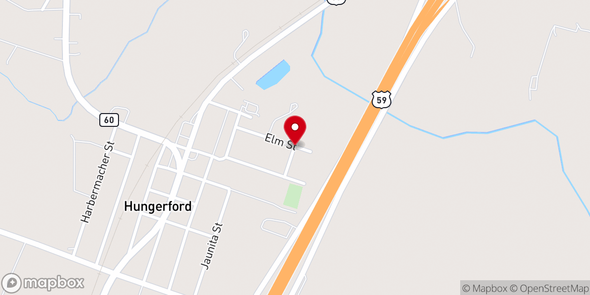 Map showing location of St John The Baptist Catholic Church