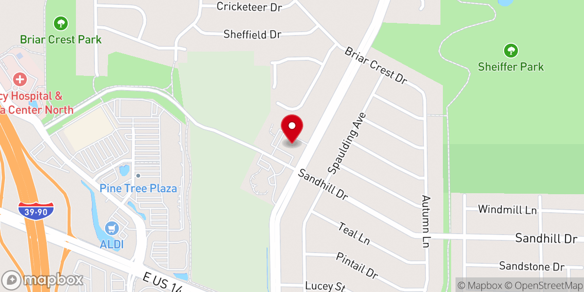 Map showing location of The Church of Jesus Christ of Latter-day Saints