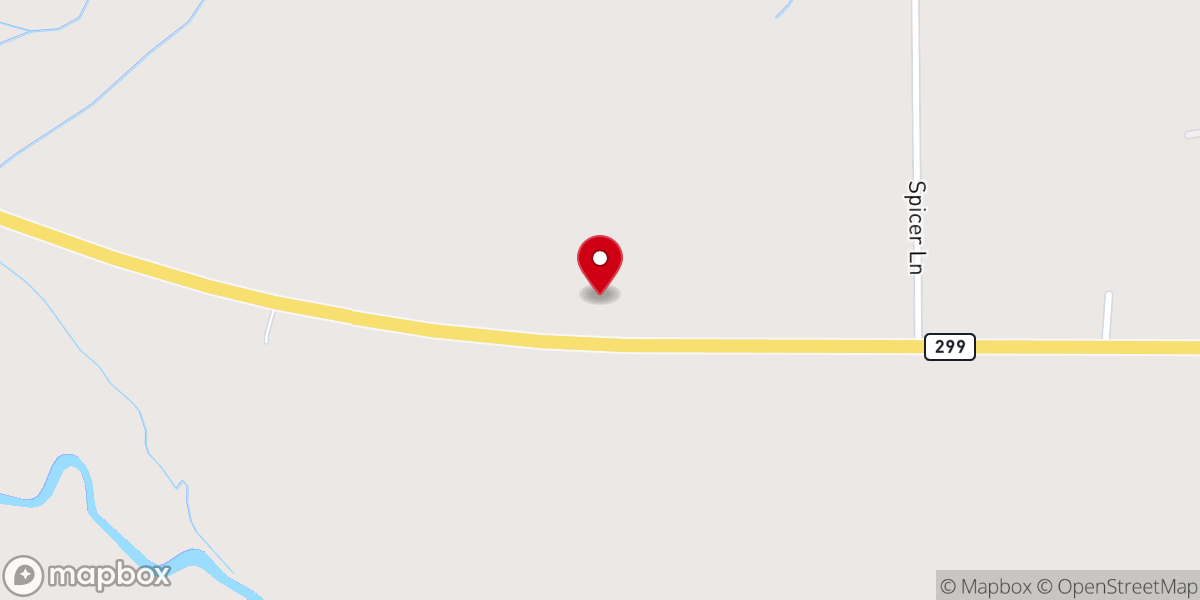 Map showing location of Alturas Mennonite Church