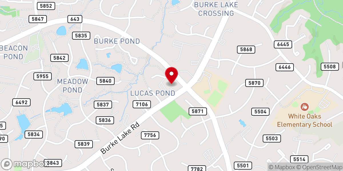Map showing location of 워싱턴 산돌교회 / Washington Living Stone Church
