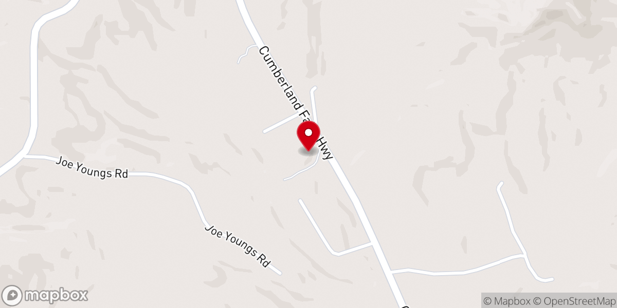 Map showing location of White Oak Missionary Baptist Church