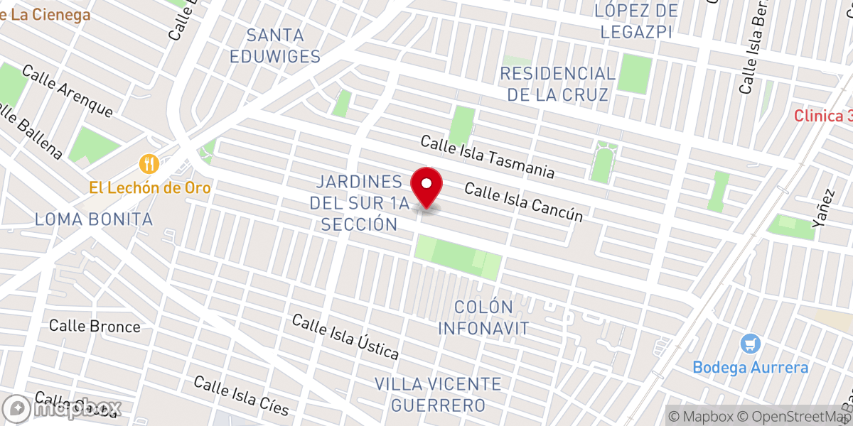 Map showing location of Comunidad Cristiana Esmirna Asambleas de Dios