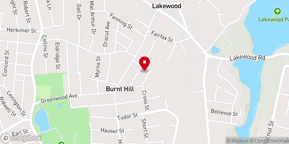 Map showing location of Word from Above Ministry