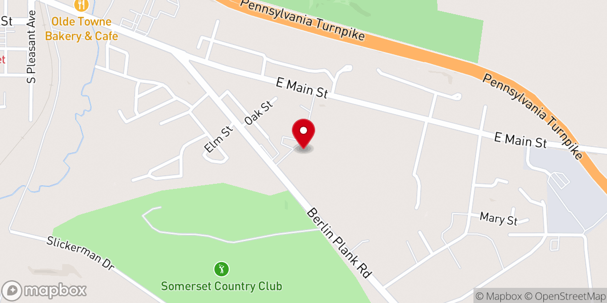 Map showing location of The Ridge Church Office & Outreach Center
