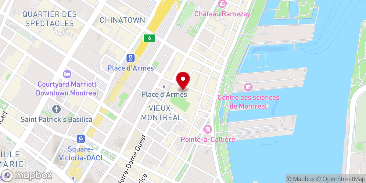 Map showing location of Chapelle Notre-Dame-du-Sacré-Cœur