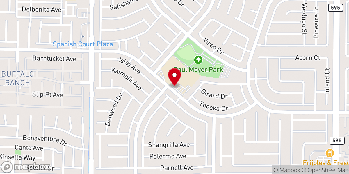Map showing location of 라스베가스 중앙교회 (담임:임인철 목사) Las Vegas Joongang Church