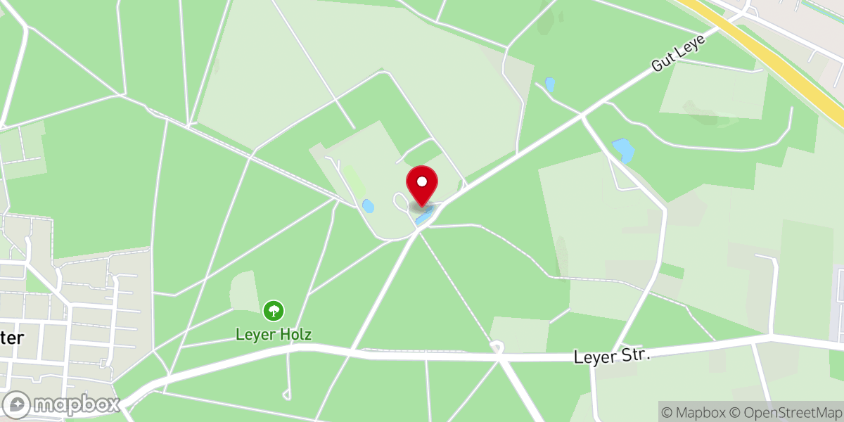 Map showing location of Kapelle Gut Leye