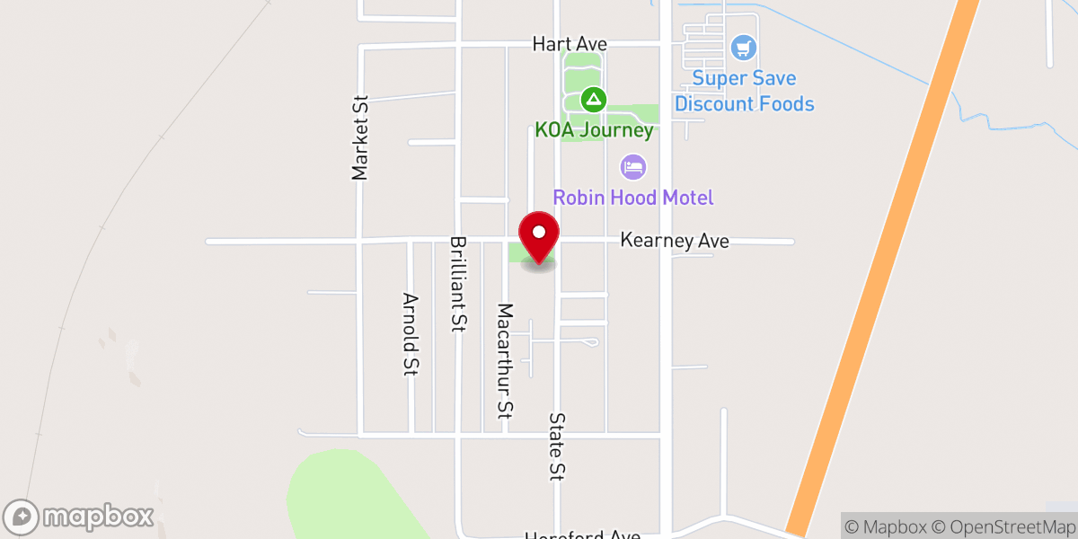 Map showing location of Raton Seventh-Day Adventist Church