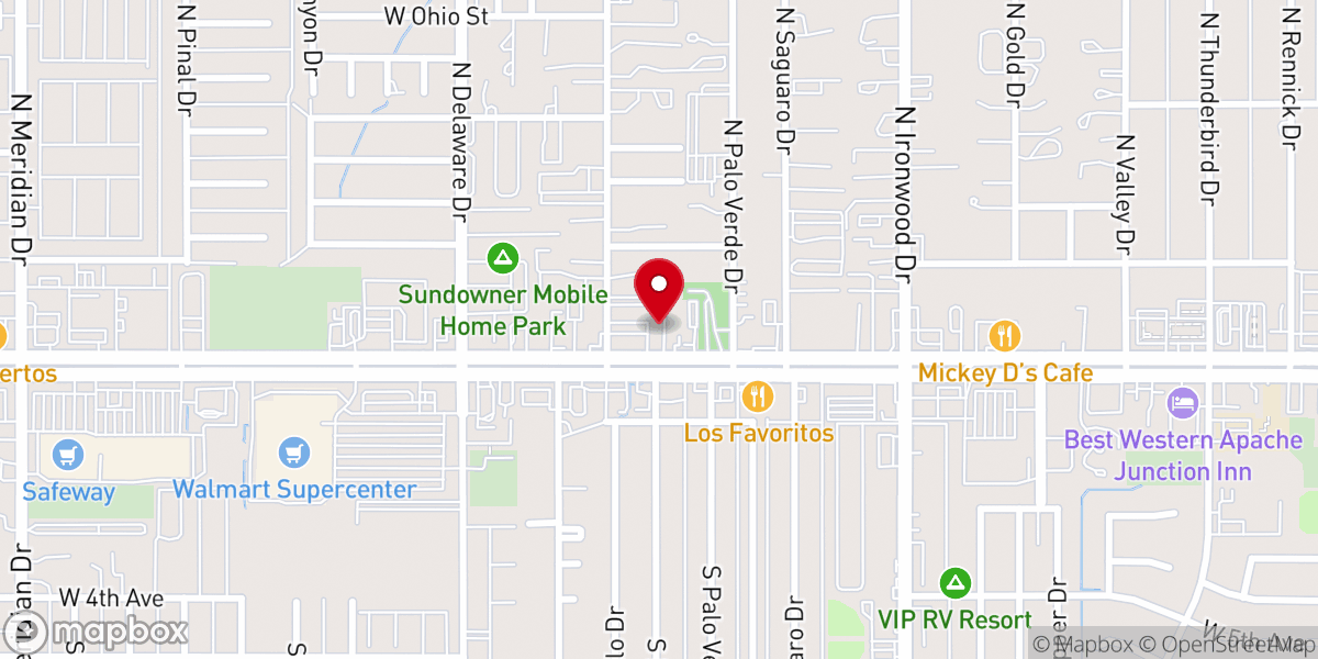 Map showing location of United Food Bank - Empowerment - Food Distribution Center