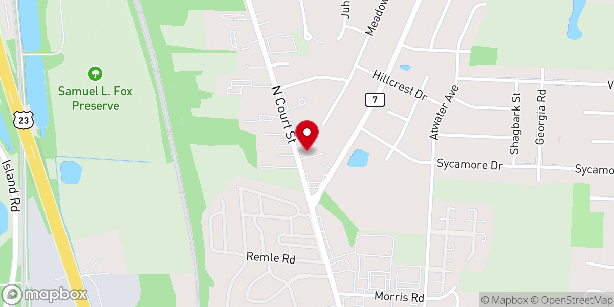Map showing location of Heritage Nazarene Ministry Headquarters