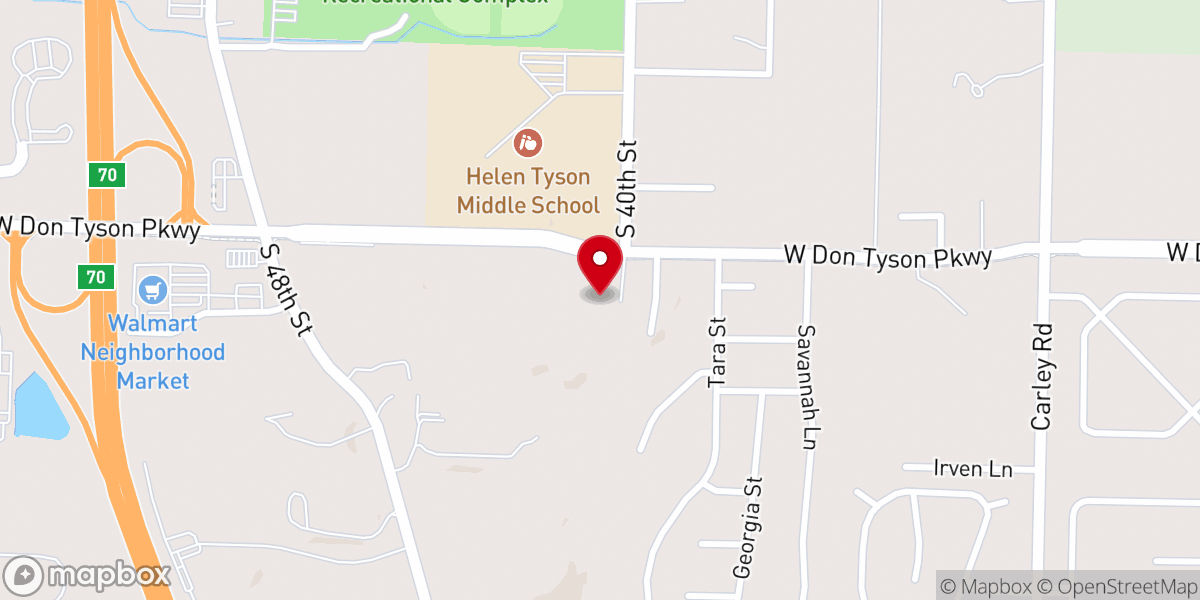 Map showing location of Christ the King Anglican Church