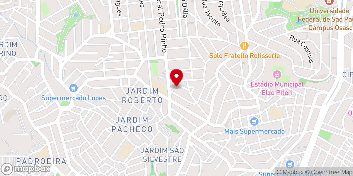 Map showing location of Igreja Evangélica Pentecostal Remanescente