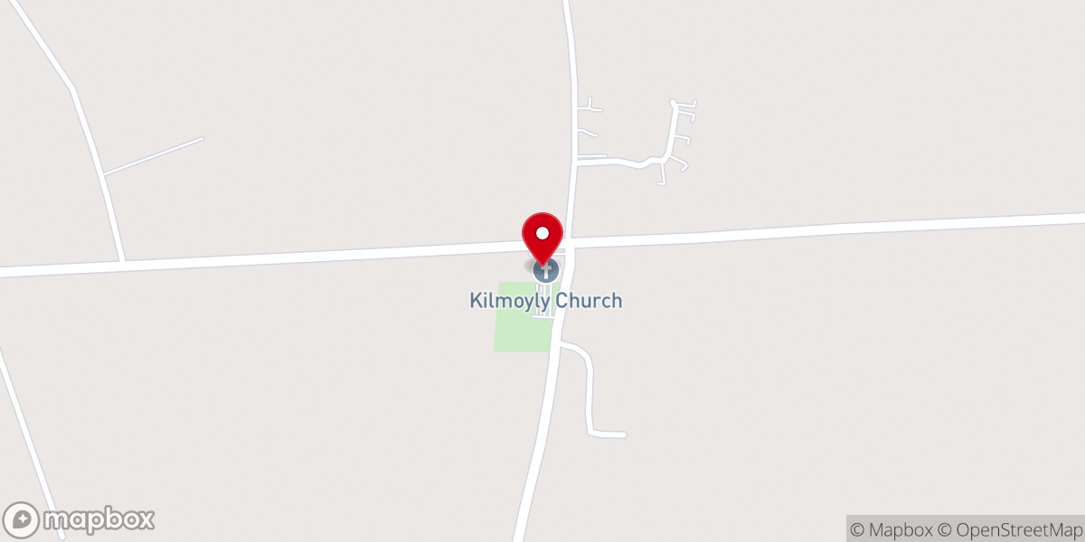 Map showing location of Sacred Heart Church