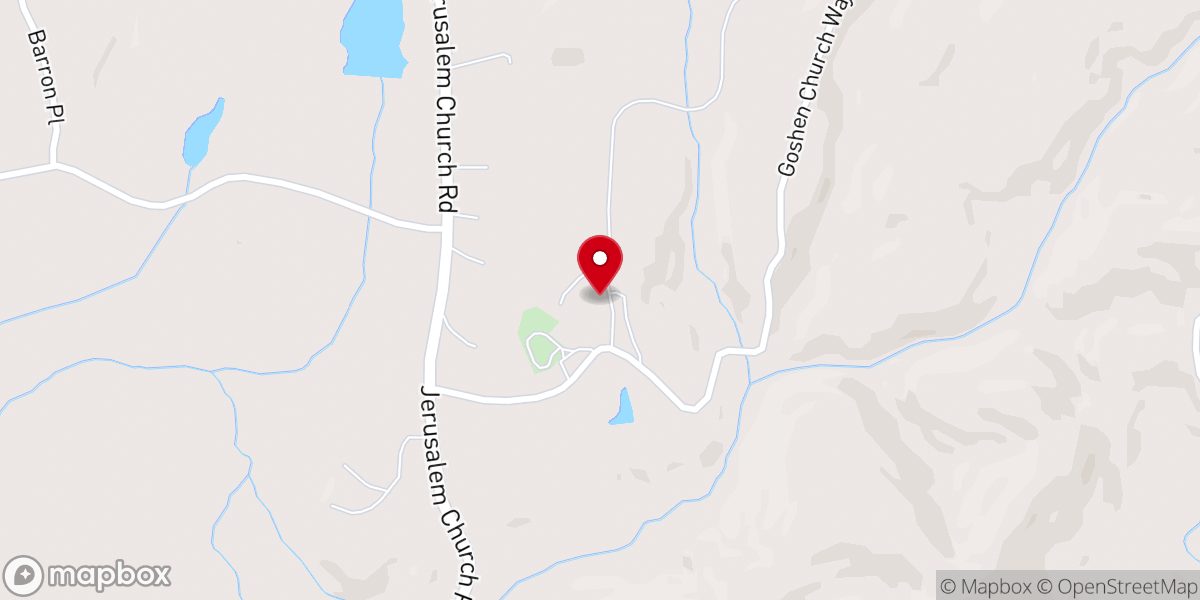 Map showing location of Goshen Valley Boys Ranch