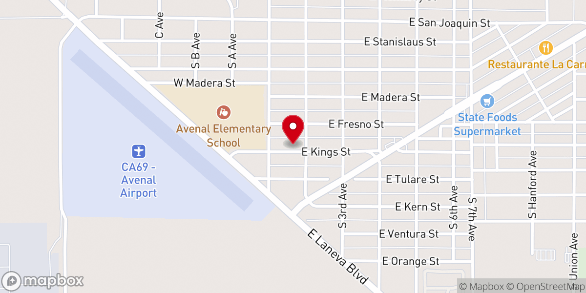 Map showing location of La Luz del Mundo | The Light of the World Avenal