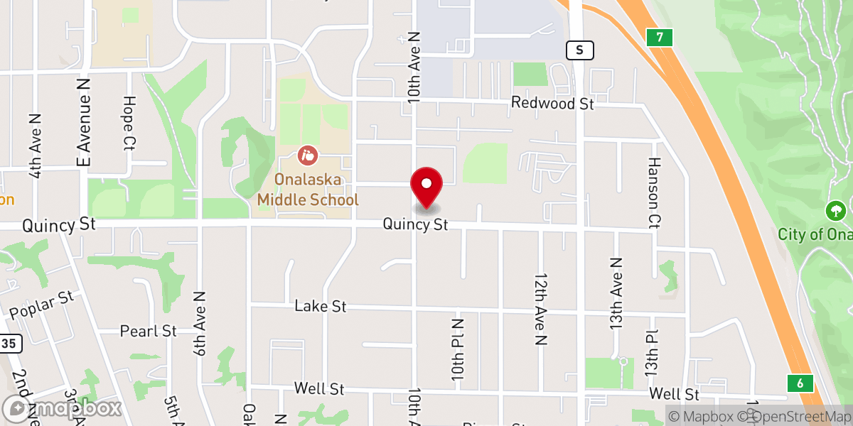 Map showing location of Rivers Harvest Church