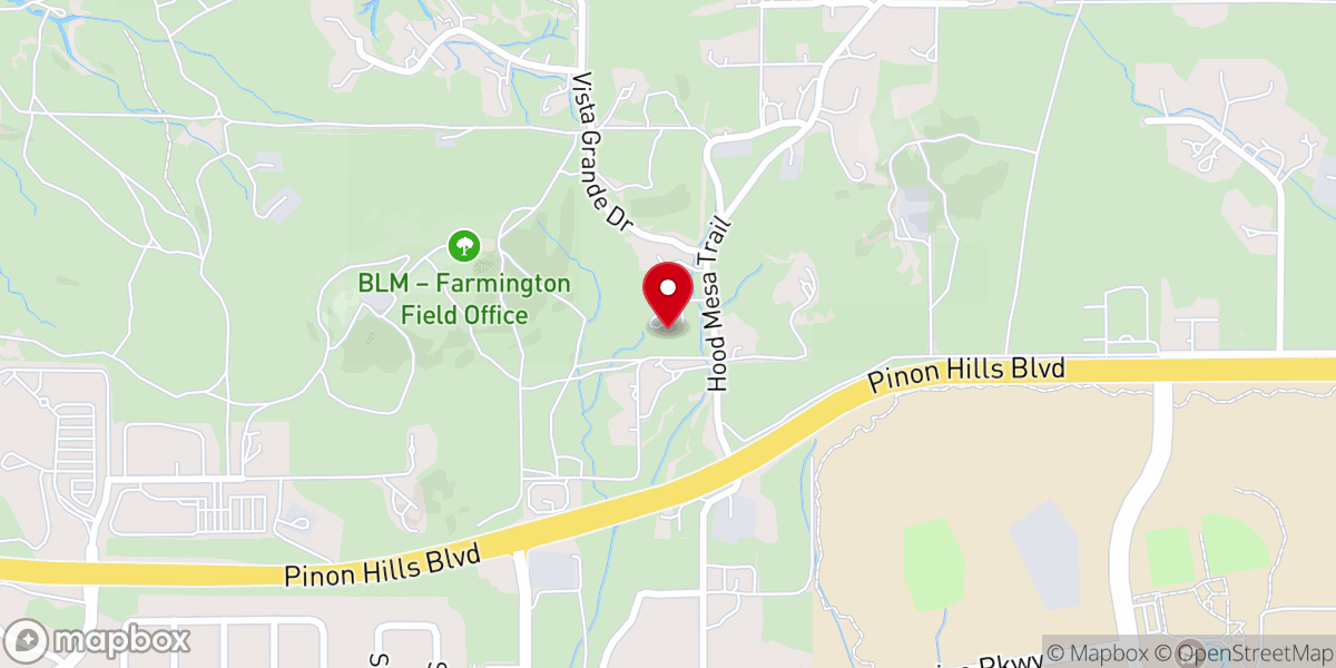 Map showing location of Christ the Rock Lutheran Church